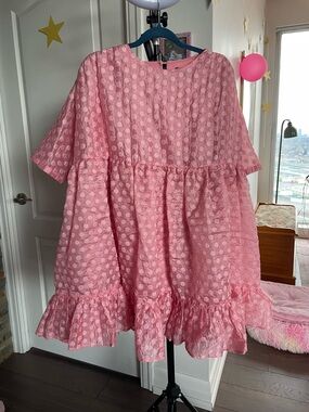 Sister Jane Pink Babydoll Dress